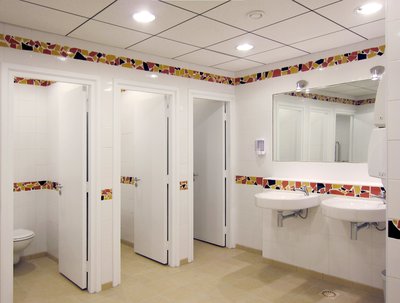 Power Toilets/UNESCO installed for Gwangju Folly Project, Gwangju, 2013.  Photo: Nezu Aymo