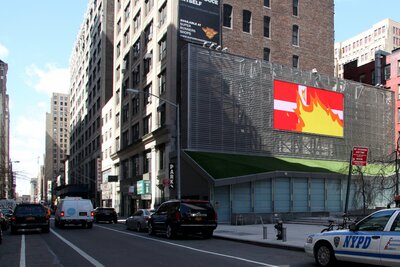 Rebranding Denmark, LED version installed at The High Line, New York City, 2013. 