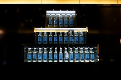 Non-Alcoholic Vodka installed at The Dolder Grand Hotel, Zurich, 2016.