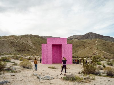 Dive-In, 2019 installed for Desert X, Coachella Valley.