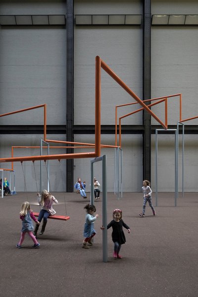 One Two Three Swing! conceived for Hyundai Commission, Tate Modern Turbine Hall, 2017. Temporary Installation.