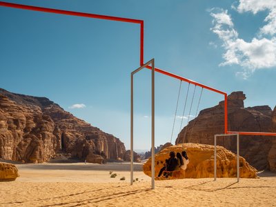 One Two Three Swing! AlUla 2020, commissioned by Desert X. Permanent Installation.