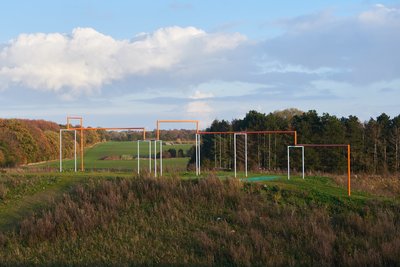 One Two Three Swing! Vordingborg 2020, commissioned by Vordingborg Vandhus. Permanent Installation.