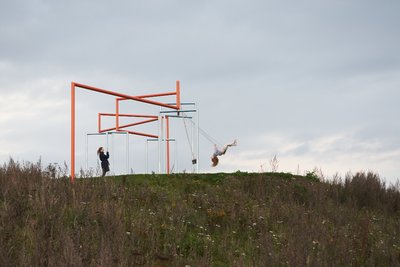 One Two Three Swing! Vordingborg 2020, commissioned by Vordingborg Vandhus. Permanent Installation.