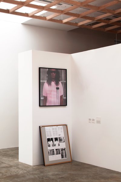 Supercopy/Lacoste (blackout), 2007 installed at Fundación Jumex, Mexico City, 2013.