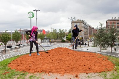 Soil from Palestine. Superkilen, 2012.