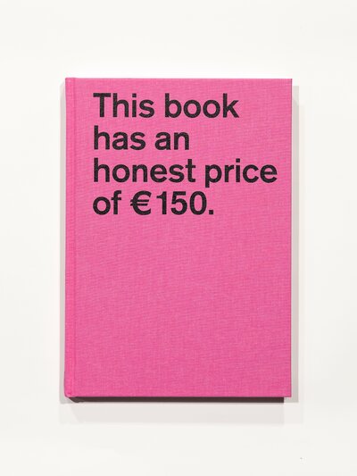 This book has an honest price of €150, 2022. Front cover. 