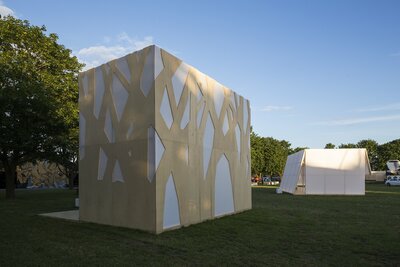 Flagship Shelters /Bottle Collectors VIP at Roskilde Festival, 2016.