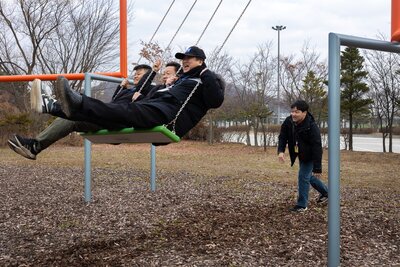 One Two Three Swing! Dorasan Station 2023, commissioned by Real DMZ Project. Permanent Installation.